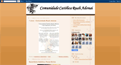 Desktop Screenshot of comunidaderuahadonai.blogspot.com