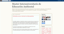 Desktop Screenshot of mastereducacionambiental.blogspot.com