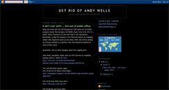 Desktop Screenshot of getridofandywells.blogspot.com