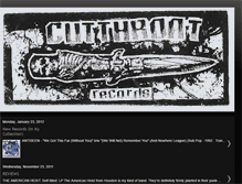 Tablet Screenshot of cutthroatrecords.blogspot.com