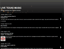 Tablet Screenshot of livetexas.blogspot.com