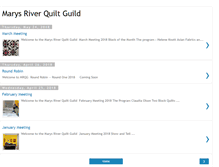 Tablet Screenshot of marysriverquiltguild.blogspot.com