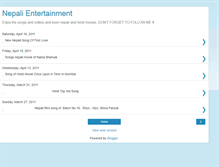 Tablet Screenshot of entertainnepalanil.blogspot.com