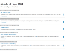 Tablet Screenshot of miracle-of-hope.blogspot.com