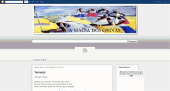 Desktop Screenshot of amagiados-orixas.blogspot.com
