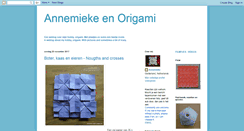 Desktop Screenshot of annemieke-origami.blogspot.com