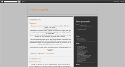 Desktop Screenshot of modestia-aparte.blogspot.com