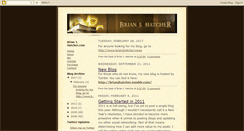 Desktop Screenshot of brianjhatcher.blogspot.com