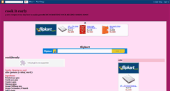 Desktop Screenshot of cookitearly.blogspot.com