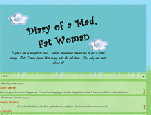 Tablet Screenshot of diaryoffatwoman.blogspot.com