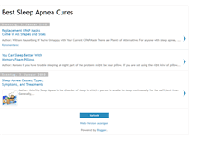 Tablet Screenshot of bestsleepapneacures.blogspot.com