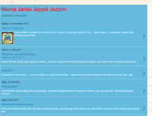 Tablet Screenshot of mamajariss.blogspot.com