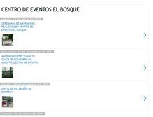 Tablet Screenshot of centrodeeventoselbosque.blogspot.com