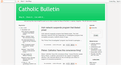 Desktop Screenshot of catholic-bulletin.blogspot.com