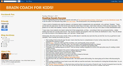 Desktop Screenshot of braincoachforkids.blogspot.com