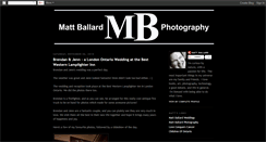Desktop Screenshot of mattballardphotography.blogspot.com