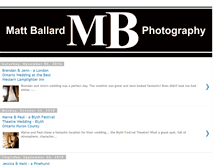Tablet Screenshot of mattballardphotography.blogspot.com