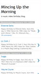 Mobile Screenshot of mincingupthemorning.blogspot.com