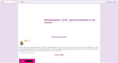 Desktop Screenshot of moniliaandcraft.blogspot.com