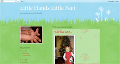 Desktop Screenshot of littlehandslittlefeet.blogspot.com