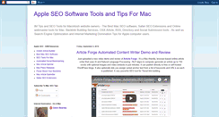 Desktop Screenshot of macseotips.blogspot.com
