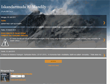 Tablet Screenshot of iskandarmuda-darulhadis.blogspot.com