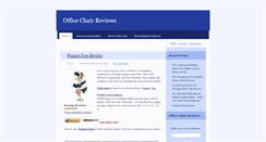 Desktop Screenshot of officechair-reviews.blogspot.com