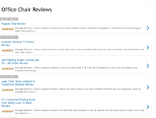 Tablet Screenshot of officechair-reviews.blogspot.com