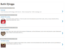 Tablet Screenshot of butikdjingga.blogspot.com