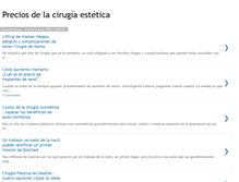 Tablet Screenshot of precios-esteticos.blogspot.com