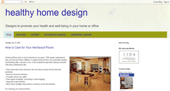 Desktop Screenshot of healthyhomedesign.blogspot.com