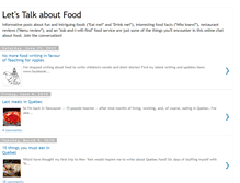 Tablet Screenshot of lettucetalkaboutfood.blogspot.com