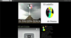 Desktop Screenshot of elcadalzo.blogspot.com