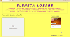 Desktop Screenshot of elenetalosabe.blogspot.com