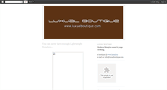 Desktop Screenshot of luxualboutique.blogspot.com