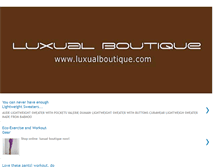 Tablet Screenshot of luxualboutique.blogspot.com