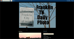 Desktop Screenshot of franklindailyphoto.blogspot.com