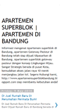 Mobile Screenshot of apartemensuperblokbandung.blogspot.com