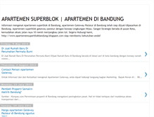 Tablet Screenshot of apartemensuperblokbandung.blogspot.com