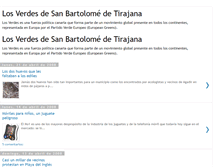 Tablet Screenshot of losverdesdesanbartolomedetirajana.blogspot.com