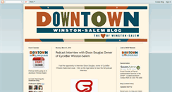 Desktop Screenshot of downtownwinstonsalem.blogspot.com