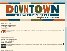 Tablet Screenshot of downtownwinstonsalem.blogspot.com