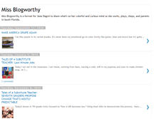Tablet Screenshot of missblogworthy.blogspot.com