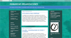 Desktop Screenshot of humanizarorganizaciones.blogspot.com