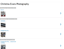 Tablet Screenshot of christinaevansphotography.blogspot.com