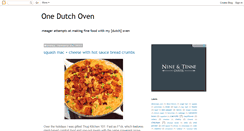 Desktop Screenshot of onedutchoven.blogspot.com