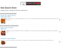 Tablet Screenshot of onedutchoven.blogspot.com
