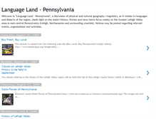 Tablet Screenshot of languageland-pennsylvania.blogspot.com