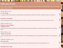 Tablet Screenshot of gillespie-genealojist.blogspot.com