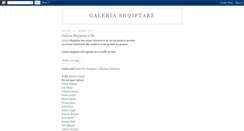 Desktop Screenshot of galeria-shqiptare.blogspot.com